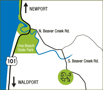 Map to Seal Rock Stables